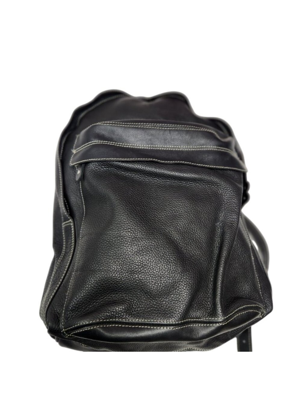 Men's Roots Pebbled Leather Backpack